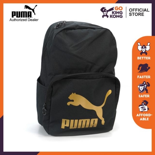 Picture of PUMA Originals Backpack-Puma Black-Gold-Unisex-07735301