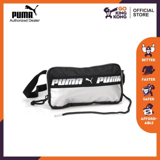 Picture of PUMA Prime Sling Pouch Mile Rider-Puma Black-Silver-Female-07741301