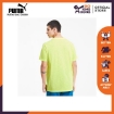 Picture of PUMA Performance Slogan Short Sleeve Tee-Fizzy Yellow-Q1 Prt-Male-51945003