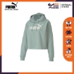 Picture of PUMA ESS+ Metallic Cropped Hoody TR-Aqua Gray-Female-58241149