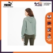 Picture of PUMA ESS+ Metallic Cropped Hoody TR-Aqua Gray-Female-58241149