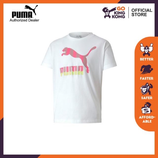 Picture of PUMA Classics Tee G-Puma White-candy-Female-58333457