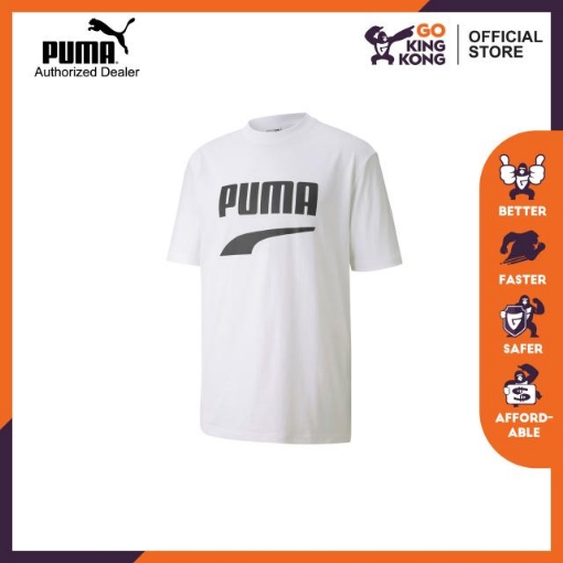 Picture of PUMA Downtown Graphic Tee-Puma White-Male-59762602