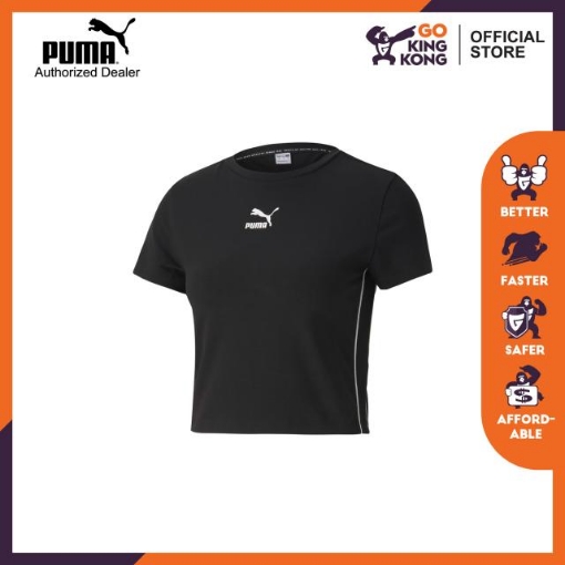 Picture of PUMA Classics T7 Tight Top cropped-Puma Black-Female-59763101