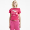 Picture of PUMA Evide Graphic Tee-Glowing Pink-Female-59776425