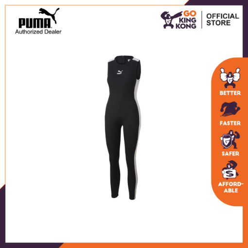 Picture of PUMA Classics T7 Shortsleeve Tight Jumpsuit-Puma Black-Female-59790801