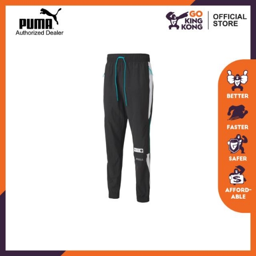 Picture of PUMA PARQUET WOVEN TRACK PANTS-Puma Black