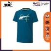 Picture of PUMA Alpha Graphic Tee B-Digi-blue-Male-58318836