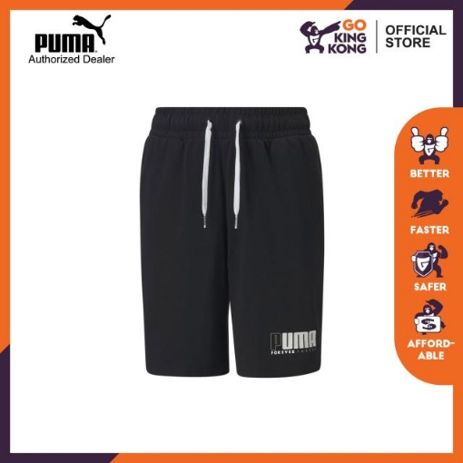 Picture of PUMA Alpha Jersey Shorts B-Puma Black-Male-58319901