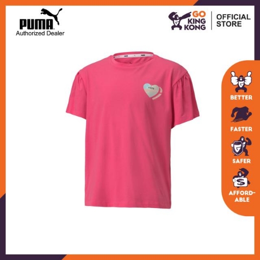 Picture of PUMA Alpha Style Tee G-Glowing Pink-Female-58330025