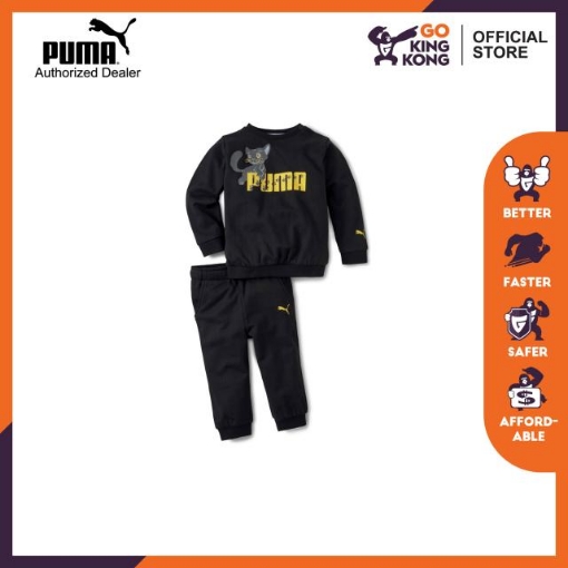 Picture of PUMA Animals Crew Jogger-Puma Black-Unisex-58391301