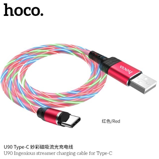 Picture of HOCO U90 INGENIOUS STREAMER CHARGING CABLE FOR TYPE-C