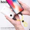 Picture of HOCO X21 PLUS SILICONE CHARGING CABLE LIGHTNING (0.25M)