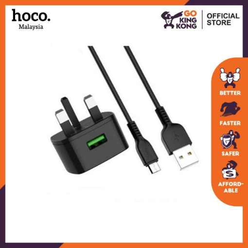 Picture of HOCO C70B CUTTING-EDGE S/PORT QC3.0 SET (MICRO)