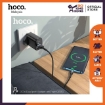 Picture of HOCO DC16 TYPE-C(UK) DUAL PORT CHARGER SET