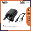 Picture of HOCO DC16 MICRO(UK) DUAL PORT CHARGER SET