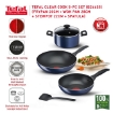 Picture of Tefal Clear Cook 5-PC set (Frypan 20cm + Wokpan 28cm + Stewpot with lid 22cm + Small (B266S5)